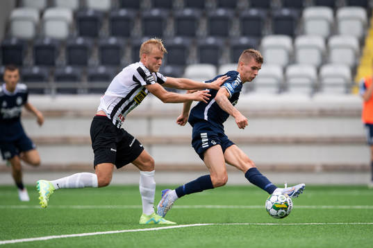 Landskronas Johan Rapp och Utsiktens Lucas Hedlund