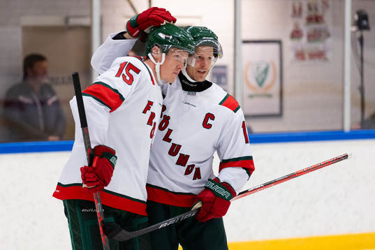 Frölundas Gustav Rydahl jublar