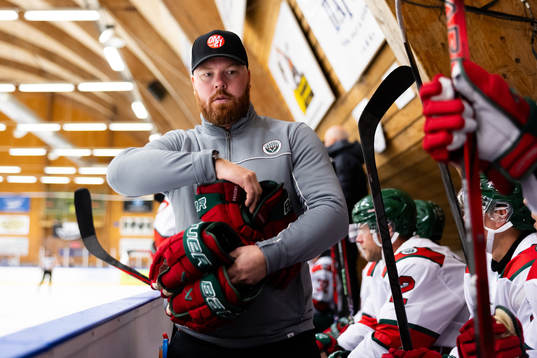 Frölundas materialförvaltare Andy Fagerström