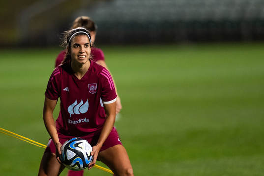 Alba Redondo of the Spanish women's national football team