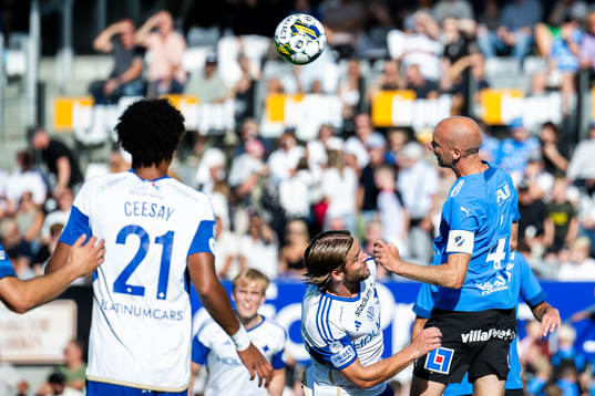 IFK Norrköpings Christoffer Nyman och Halmstads Andreas