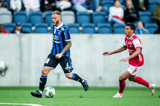 Sirius Joeri De Kamps och Kalmars Romario Pereira Sipiao