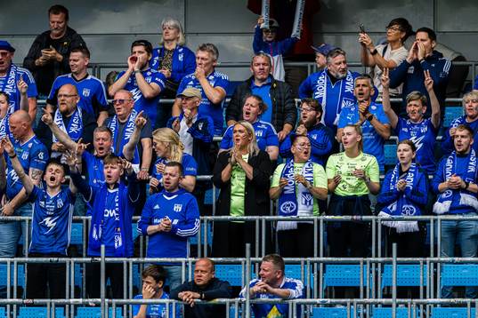 Spectators in the stands