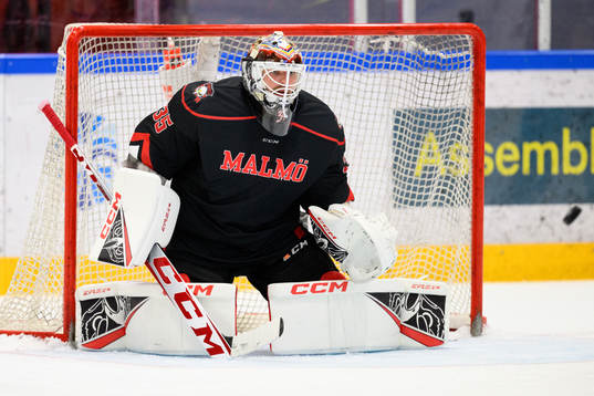 Malmö Redhawks målvakt Adam Werner