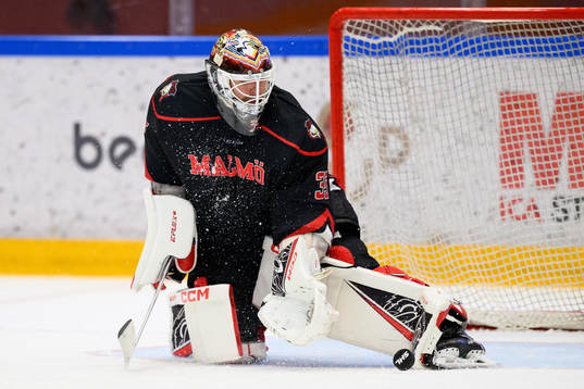 Malmö Redhawks målvakt Adam Werner