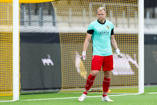 Goalkeeper Peter Abrahamsson of Häcken