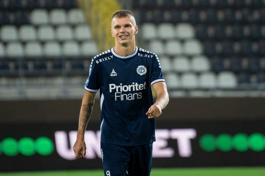 Utsiktens Lucas Hedlund jublar