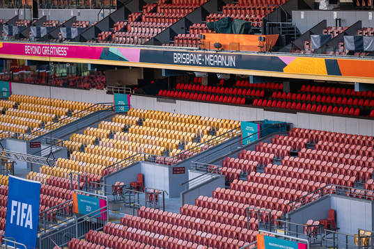 Stand in Brisbane Stadium