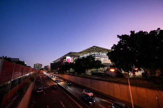 General exterior view of Brisbane Stadium