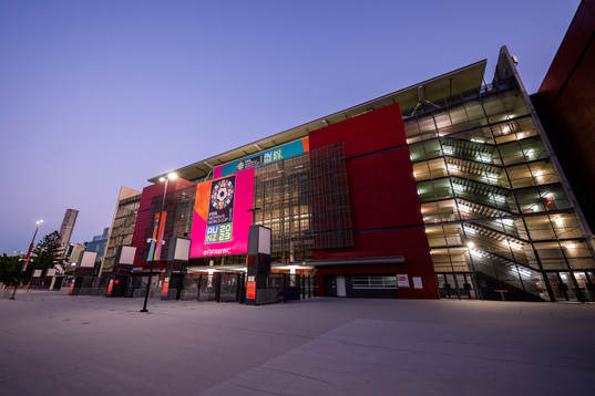 General exterior view of Brisbane Stadium