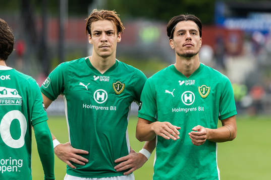 Jönköpings Södras Adam Ben Lamin och Flamur Dzelili