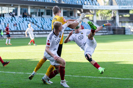 Östersunds Malcolm Stolt och Myroslav Mazur och Örgrytes