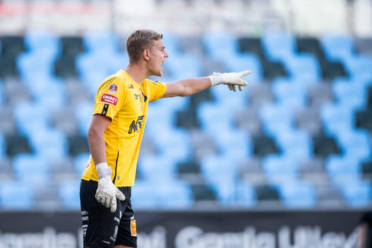 Örgrytes målvakt Mathias Nilsson