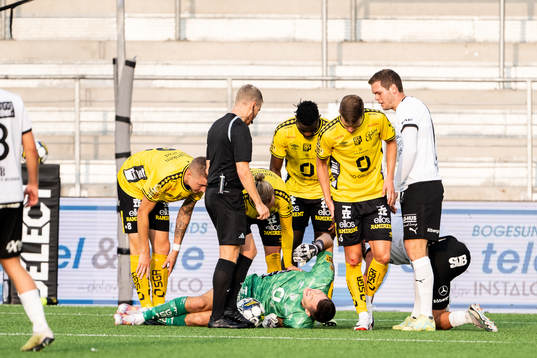 Elfsborgs målvakt Hakon Valdimarsson har ont