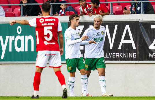 Hammarbys Marc Llinares Barragan och Edvin Kurtulus