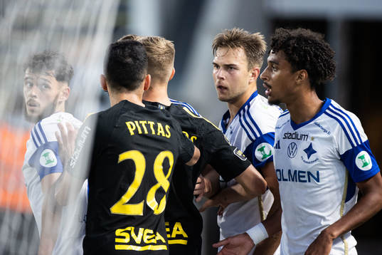IFK Norrköpings Anton Eriksson, Laorent Shabani och Jesper