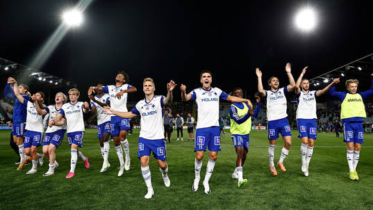 IFK Norrköpings spelare med Marco Lund Nielsen och Carl