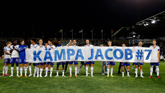 IFK Norrköpings spelare skickar hälsning till skadade