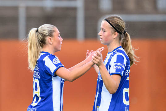 IFK Göteborgs Ebba Fjordskär och Emma Broddheimer