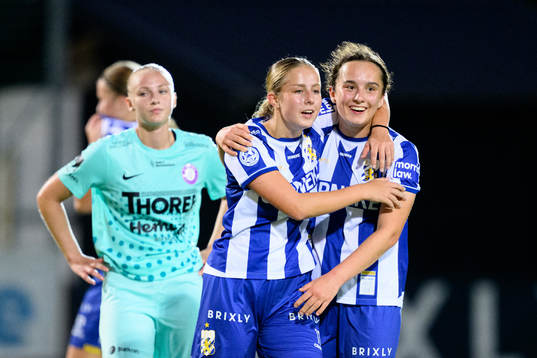 IFK Göteborgs Isabella Svanström och Victoria Svanström