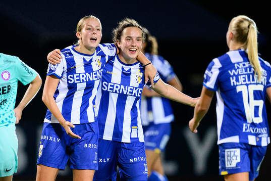 IFK Göteborgs Isabella Svanström och Victoria Svanström