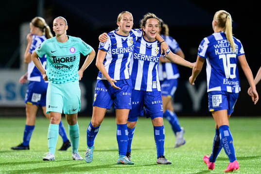 IFK Göteborgs Isabella Svanström och Victoria Svanström