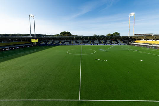 General view of Bravida Arena ahead of the UEFA Europa League play-off match between Häcken and Aberdeen on August 24, 2023 in Göteborg. 