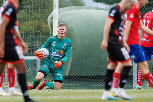 Tvååkers målvakt Rasmus Lundgren