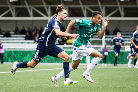 Utsiktens William Milovanovic och Brages Eirik Asante Gayi