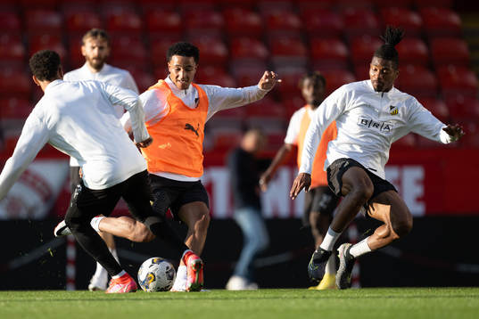 Momodou Lamin Sonko and Franklin Degaulle Tebo Uchenna of