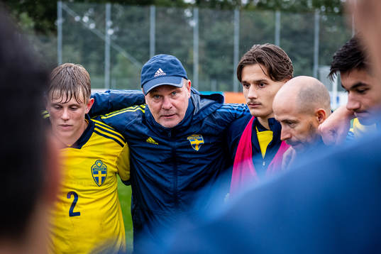 Sveriges förbundskapten Roger Franzén