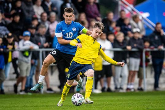 Estlands Patrik Kristal och Sveriges Neo Jönsson