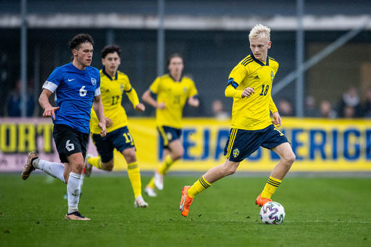 Estlands Maxim Vikman och Sveriges Viggo Karlsson