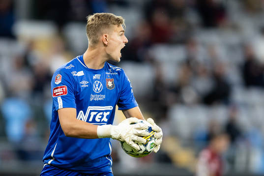 Örgrytes målvakt Mathias Nilsson