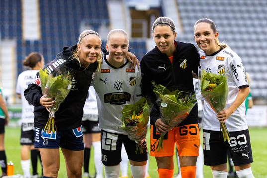 Linköpings Stina Lennartsson, Anna Sandberg, målvakt