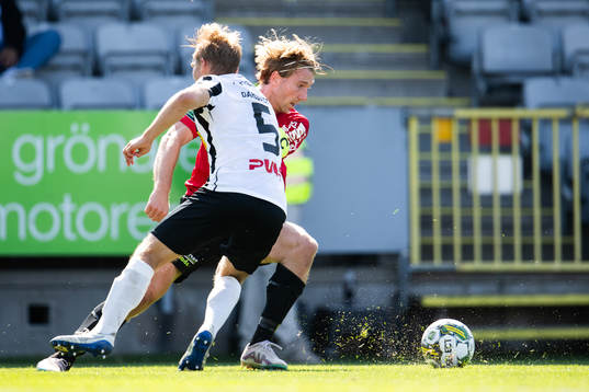 Landskronas Edvin Dahlqvist och GAISs August Wängberg