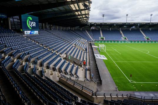 SR-Bank Arena ahead of the Eliteserien match between Viking and Vålerenga on September 2, 2023 in Stavanger.