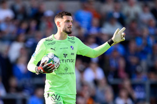 Halmstads målvakt Marko Johansson