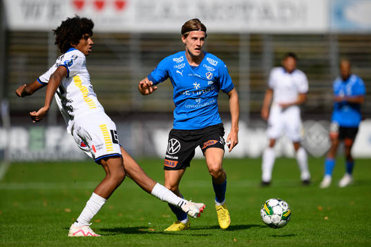 Sirius Malcolm Jeng och Halmstads Erik Ahlstrand