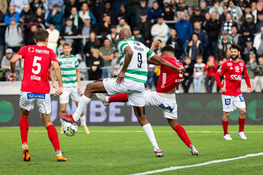 Västerås SKs Jabir Abdihakim Ali och Brages Eirik Asante