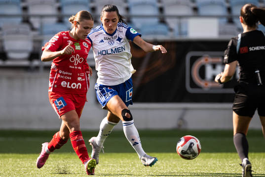 Örebros Maja Bodin och IFK Norrköpings Irma Cajlakovic