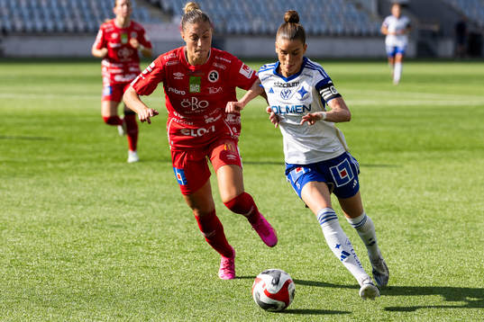 Örebros Hannah Davison och IFK Norrköpings My Cato