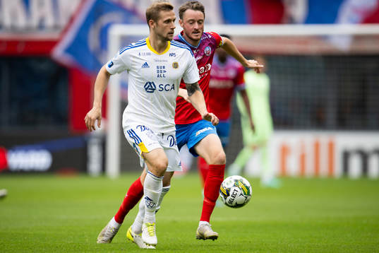 GIF Sundsvalls Alexander Blomqvist och Helsingborgs Rasmus