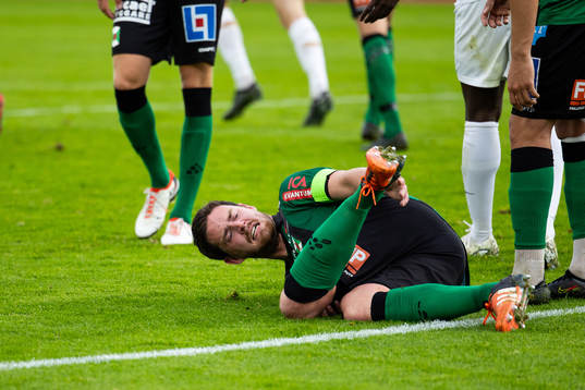 Varbergs Robin Tranberg har ont