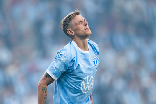 Malmö FFs Søren Rieks har ont