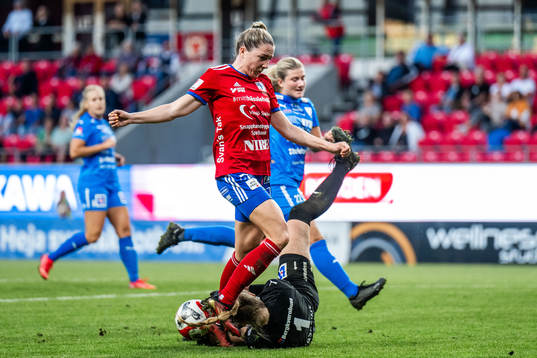 Vittsjös Clara Markstedt och Kalmars Laura Frederikke