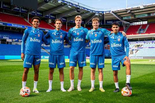 Antonio Nusa, Markus Solbakken, Jesper Daland, Emil Breivik