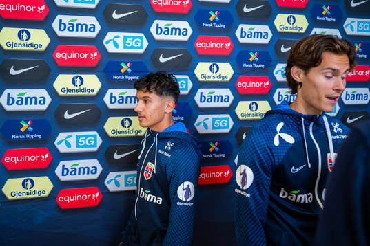 Osame Sahraoui and Markus Solbakken of the Norwegian