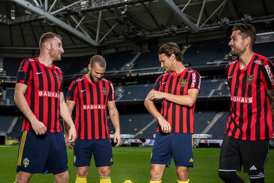 Dejan Kulusevski, Jesper Karlström, Albin Ekdal and