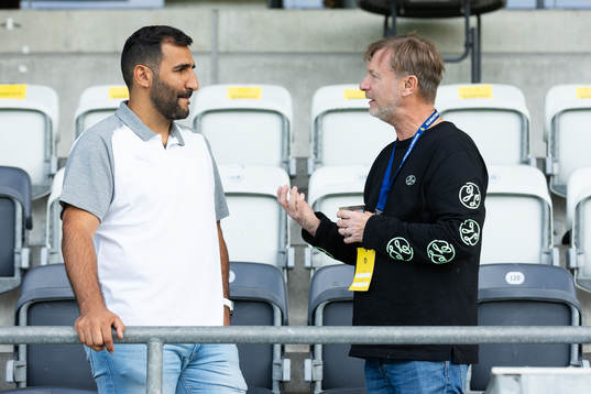 Häckens tränare Mak Lind och Sveriges förbundskapten